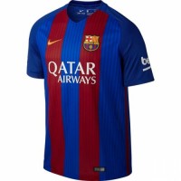 Детская форма футбольного клуба Барселона 2016/2017 Домашняя (комплект: футболка + шорты + гетры)
