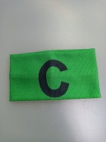 Капитанская повязка "C" зелёная