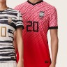 Детская форма сборной Южной Кореи 2020/2021 Домашняя (комплект: футболка + шорты + гетры)  