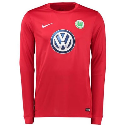 Мужская футболка голкипера футбольного клуба Вольфсбург 2016/2017