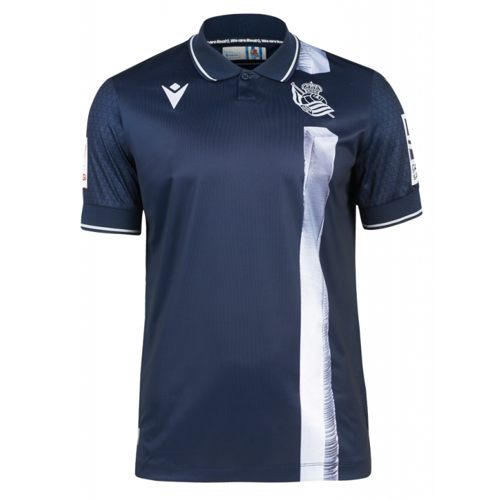 Форма футбольного клуба Реал Сосьедад 2023/2024 Гостевая (комплект: футболка + шорты + гетры) 