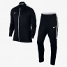 Спортивный костюм футбольного клуба Тулуза черный (комплект: олимпийка + спортивные брюки)