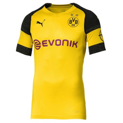 Uniforme das crianças do clube de futebol Borussia Dortmund 2018/2019 Home (set: T-shirt + calções + leggings)