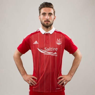 T-shirt do clube de futebol Aberdeen 2016/2017