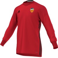 T-shirt de guarda-redes de futebol masculino Valencia 2016/2017 Convidado