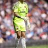 The male kit of the goalkeeper of the football club Hamilton 2016/2017 (set: T-shirt + shorts + leggings)