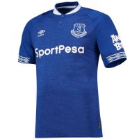 Children's kit of the football club Everton 2018/2019 Home (set: T-shirt + shorts + leggings)