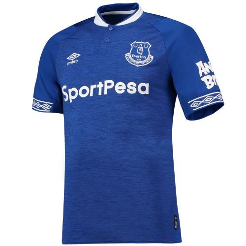Uniforme infantil do time de futebol Everton 2018/2019 Home (conjunto: T-shirt + short + leggings)