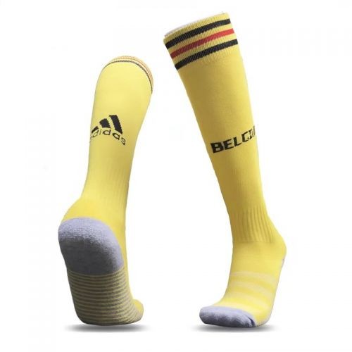 Socks da seleção nacional de futebol da Bélgica World Cup 2018 Convidado