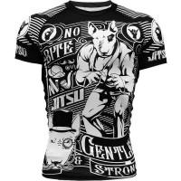 Рашгард мужской Jitsu Gentle & Strong - короткий рукав
