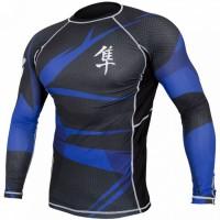 Рашгард мужской Hayabusa Metaru Rashguard Black/Blue L/S