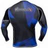 Рашгард мужской Hayabusa Metaru Rashguard Black/Blue L/S