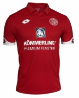 La forma del club de fútbol Mainz 05 2016/2017 (conjunto: camiseta + pantalones cortos + polainas)