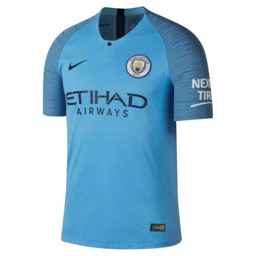 Children's kit of Football Club Manchester City 2018/2019 Home (set: T-shirt + shorts + leggings)