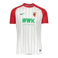 A forma do clube de futebol Augsburg 2017/2018 Inicio (conjunto: T-shirt + calções + leggings)