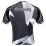 Рашгард мужской Hayabusa Metaru Rashguard Black/White S/S