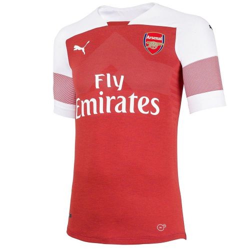 La forma del jugador del club de fútbol Arsenal Laurent Koscielny 2018/2019 Inicio (conjunto: camiseta + pantalones cortos + polainas)