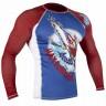 Рашгард мужской Hayabusa Ninja Falcon Rashguard Long Sleeve - Blue / Red