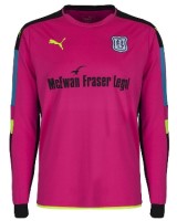 A forma masculina de goleiro do clube de futebol Dundee 2016/2017 (conjunto: T-shirt + calções + leggings)