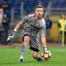 T-shirt masculina de futebol do goleiro do clube Palermo 2016/2017