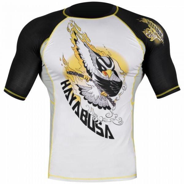 Рашгард мужской Hayabusa Ninja Falcon Rashguard Short Sleeve - Black / Yellow