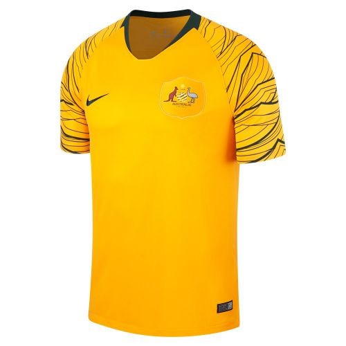 Forma da seleção nacional de futebol da Austrália World Cup 2018 Home (set: T-shirt + short + leggings)