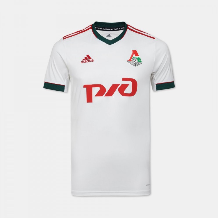 Детская форма футбольного клуба Локомотив 2020/2021 Гостевая (комплект: футболка + шорты + гетры)   