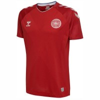 O uniforme da equipa nacional de futebol da Dinamarca World Cup 2018 Inicio (set: T-shirt + calções + leggings)