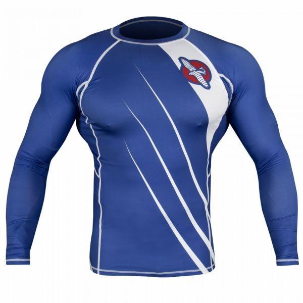 Рашгард мужской Hayabusa Recast Rashguard Long Sleeve - Blue/White