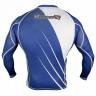 Рашгард мужской Hayabusa Recast Rashguard Long Sleeve - Blue/White