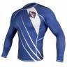 Рашгард мужской Hayabusa Recast Rashguard Long Sleeve - Blue/White