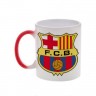 Кружка красная, хамелеон футбольного клуба Барселона