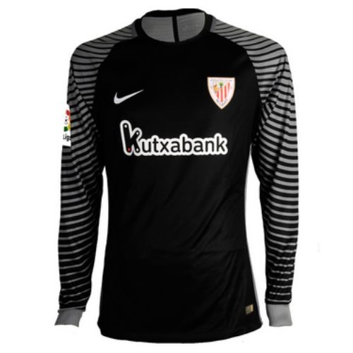 La forme masculine du gardien de but du club de football Athletic Bilbao 2016/2017 Accueil (set: T-shirt + shorts + leggings)