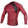 Рашгард мужской Hayabusa Recast Rashguard Long Sleeve - Red/Black