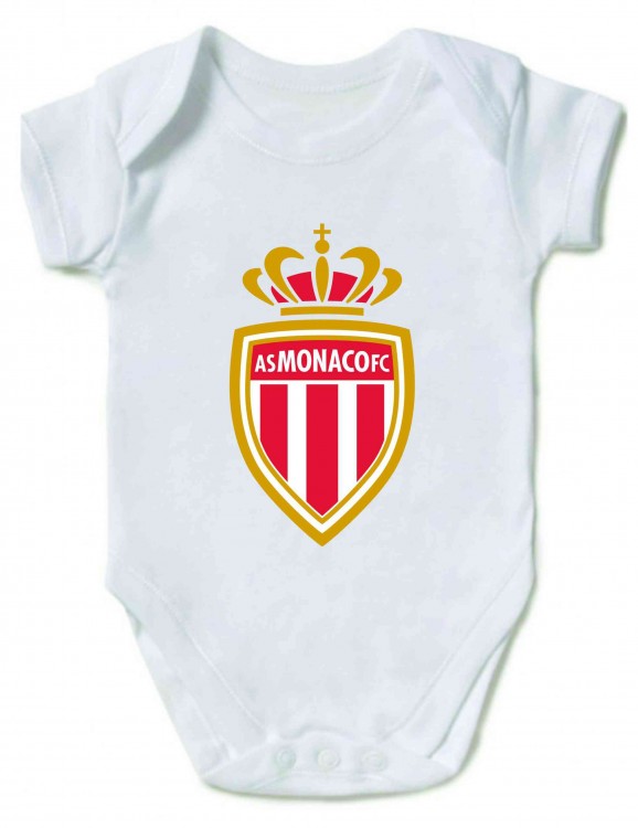 Детское боди футбольного клуба Монако (большой логотип)