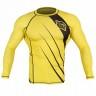 Рашгард мужской Hayabusa Recast Rashguard Long Sleeve - Yellow/Black