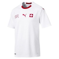 O uniforme da seleção nacional de futebol da Suíça na Copa do Mundo de 2018 Convidado (conjunto: camiseta + calções + leggings)