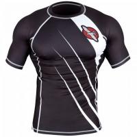 Рашгард мужской Hayabusa Recast Rashguard Short Sleeve - Black/White