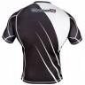 Рашгард мужской Hayabusa Recast Rashguard Short Sleeve - Black/White