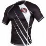 Рашгард мужской Hayabusa Recast Rashguard Short Sleeve - Black/White