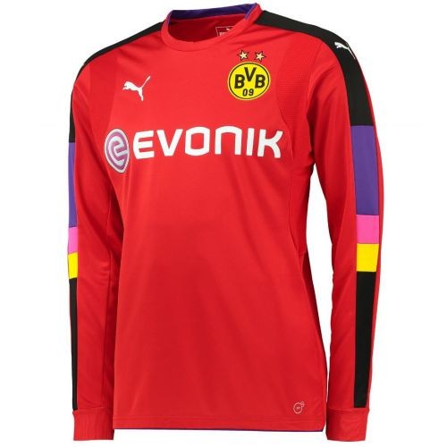 The male kit of the goalkeeper football club Borussia Dortmund 2016/2017 Away (set: T-shirt + shorts + leggings)