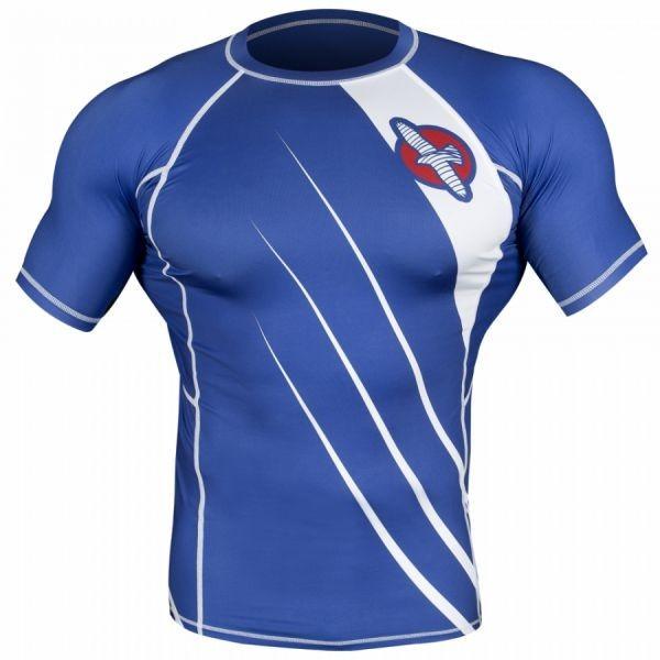 Рашгард мужской Hayabusa Recast Rashguard Short Sleeve - Blue/White