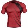 Рашгард мужской Hayabusa Recast Rashguard Short Sleeve - Red/Black
