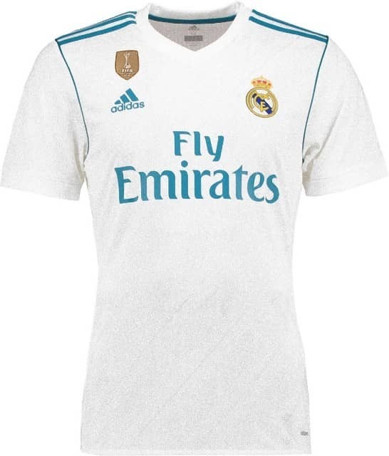 Форма игрока футбольного клуба Реал Мадрид Лука Модрич (Luka Modrić) 2017/2018 (комплект: футболка + шорты + гетры)
