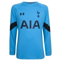 A forma masculina do goleiro do clube de futebol Tottenham 2016/2017 Inicio (conjunto: camiseta + calções + leggings)