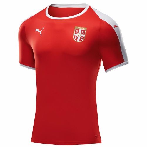 Form of the national team of Serbia on the World Cup 2018 Home (set: T-shirt + shorts + leggings)