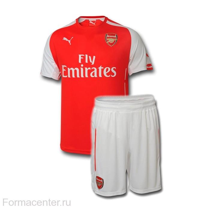 Форма игрока футбольного клуба Арсенал Томаш Росицкий (Tomas Rosicky) 2015/2016 (комплект: футболка + шорты + гетры)