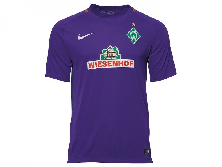 A forma do clube de futebol Werder 2016/2017 (conjunto: T-shirt + calções + leggings)