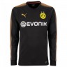 Men's goalkeeper kit of football club Borussia Dortmund 2017/2018 Home (set: T-shirt + shorts + gaiters)
