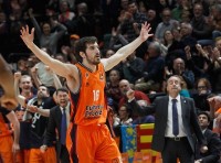 Баскетбольная форма Валенсия мужская оранжевая 2017/18 5XL